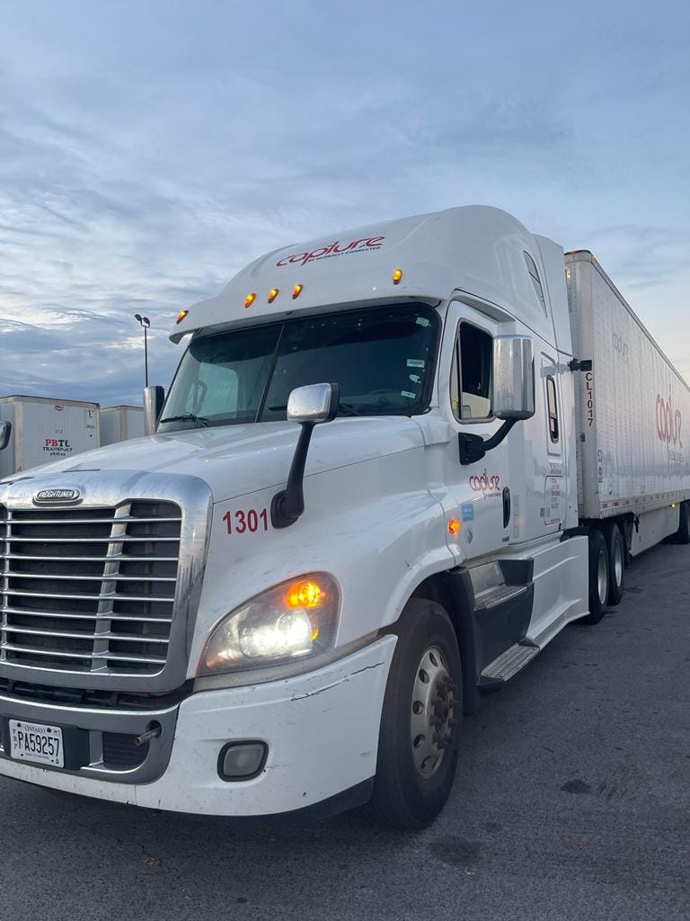 Capture Logistics tractor-trailer on the road